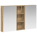 vidaXL Fürdőszobai Szekrény Szett 3 pcs 80 x 10,5 x 50 cm Faanyag