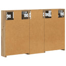 vidaXL Fürdőszobai Szekrény Szett 3 pcs 80 x 10,5 x 50 cm Faanyag