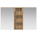 vidaXL Fürdőszobai Szekrény Szett 3 pcs 80 x 10,5 x 50 cm Faanyag