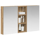 vidaXL Fürdőszobai Szekrény Szett 3 pcs 80 x 10,5 x 50 cm Faanyag