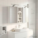 vidaXL Fürdőszobai Szekrény Szett 3 pcs 80 x 10,5 x 50 cm Faanyag