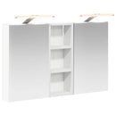vidaXL Fürdőszobai Szekrény Szett 3 pcs 80 x 10,5 x 50 cm Faanyag