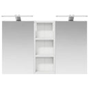 vidaXL Fürdőszobai Szekrény Szett 3 pcs 80 x 10,5 x 50 cm Faanyag