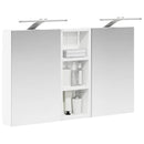 vidaXL Fürdőszobai Szekrény Szett 3 pcs 80 x 10,5 x 50 cm Faanyag