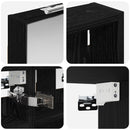 vidaXL Fürdőszobai Szekrény Szett 3 pcs 80 x 10,5 x 50 cm Faanyag