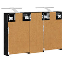 vidaXL Fürdőszobai Szekrény Szett 3 pcs 80 x 10,5 x 50 cm Faanyag