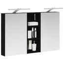 vidaXL Fürdőszobai Szekrény Szett 3 pcs 80 x 10,5 x 50 cm Faanyag