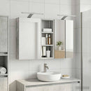 vidaXL Fürdőszobai Szekrény Szett 3 pcs 80 x 10,5 x 50 cm Faanyag