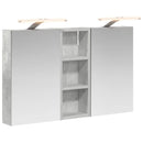 vidaXL Fürdőszobai Szekrény Szett 3 pcs 80 x 10,5 x 50 cm Faanyag