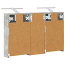 vidaXL Fürdőszobai Szekrény Szett 3 pcs 80 x 10,5 x 50 cm Faanyag