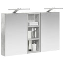 vidaXL Fürdőszobai Szekrény Szett 3 pcs 80 x 10,5 x 50 cm Faanyag