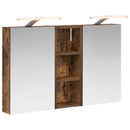 vidaXL Fürdőszobai Szekrény Szett 3 pcs 80 x 10,5 x 50 cm Faanyag
