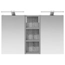 vidaXL Fürdőszobai Szekrény Szett 3 pcs 80 x 10,5 x 50 cm Faanyag
