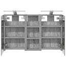 vidaXL Fürdőszobai Szekrény Szett 3 pcs 80 x 10,5 x 50 cm Faanyag