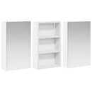 vidaXL Fürdőszobai Szekrény Szett 3 db 90 x 10,5 x 50 cm Szerelt fa