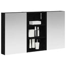 vidaXL Fürdőszobai Szekrény Szett 3 pcs 90 x 10,5 x 50 cm Faanyag