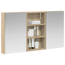 vidaXL Fürdőszobai Szekrény Szett 3 pcs 90 x 10,5 x 50 cm Faanyag