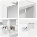 vidaXL Fürdőszobai Szekrény Szett 3 pcs 90 x 10,5 x 50 cm Faanyag