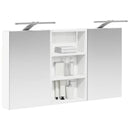 vidaXL Fürdőszobai Szekrény Szett 3 pcs 90 x 10,5 x 50 cm Faanyag