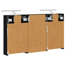 vidaXL Fürdőszobai Szekrény Szett 3 pcs 90 x 10,5 x 50 cm Faanyag