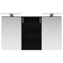 vidaXL Fürdőszobai Szekrény Szett 3 pcs 90 x 10,5 x 50 cm Faanyag