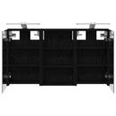 vidaXL Fürdőszobai Szekrény Szett 3 pcs 90 x 10,5 x 50 cm Faanyag