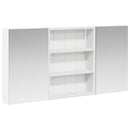 vidaXL Fürdőszobai Szekrény Szett 3 pcs 100 x 10,5 x 50 cm Faanyag