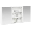 vidaXL Fürdőszobai Szekrény Szett 3 pcs 100 x 10,5 x 50 cm Faanyag