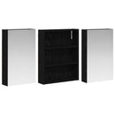 vidaXL Fürdőszobai Szekrény Szett 3 pcs 100 x 10,5 x 50 cm Faanyag