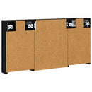 vidaXL Fürdőszobai Szekrény Szett 3 pcs 100 x 10,5 x 50 cm Faanyag