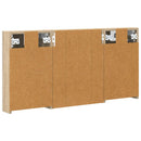 vidaXL Fürdőszobai Szekrény Szett 3 pcs 100 x 10,5 x 50 cm Faanyag