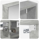 vidaXL Fürdőszobai Szekrény Szett 3 pcs 100 x 10,5 x 50 cm Faanyag