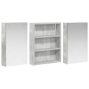 vidaXL Fürdőszobai Szekrény Szett 3 pcs 100 x 10,5 x 50 cm Faanyag