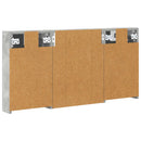 vidaXL Fürdőszobai Szekrény Szett 3 pcs 100 x 10,5 x 50 cm Faanyag