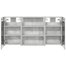vidaXL Fürdőszobai Szekrény Szett 3 pcs 100 x 10,5 x 50 cm Faanyag