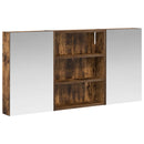 vidaXL Fürdőszobai Szekrény Szett 3 pcs 100 x 10,5 x 50 cm Faanyag