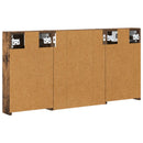 vidaXL Fürdőszobai Szekrény Szett 3 pcs 100 x 10,5 x 50 cm Faanyag