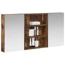 vidaXL Fürdőszobai Szekrény Szett 3 pcs 100 x 10,5 x 50 cm Faanyag
