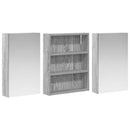 vidaXL Fürdőszobai Szekrény Szett 3 pcs 100 x 10,5 x 50 cm Faanyag