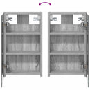 vidaXL Fürdőszobai Szekrény Szett 3 pcs 100 x 10,5 x 50 cm Faanyag