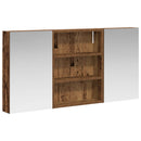 vidaXL Fürdőszobai Szekrény Szett 3 pcs 100 x 10,5 x 50 cm Faanyag
