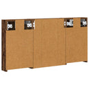 vidaXL Fürdőszobai Szekrény Szett 3 pcs 100 x 10,5 x 50 cm Faanyag
