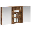 vidaXL Fürdőszobai Szekrény Szett 3 pcs 100 x 10,5 x 50 cm Faanyag