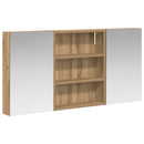 vidaXL Fürdőszobai Szekrény Szett 3 pcs 100 x 10,5 x 50 cm Faanyag