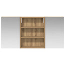 vidaXL Fürdőszobai Szekrény Szett 3 pcs 100 x 10,5 x 50 cm Faanyag