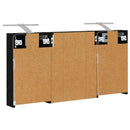 vidaXL Fürdőszobai Szekrény Szett 3 pcs 100 x 10,5 x 50 cm Faanyag