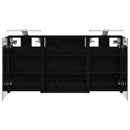 vidaXL Fürdőszobai Szekrény Szett 3 pcs 100 x 10,5 x 50 cm Faanyag