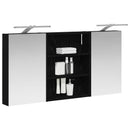 vidaXL Fürdőszobai Szekrény Szett 3 pcs 100 x 10,5 x 50 cm Faanyag