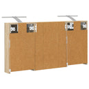 vidaXL Fürdőszobai Szekrény Szett 3 pcs 100 x 10,5 x 50 cm Faanyag