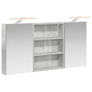 vidaXL Fürdőszobai Szekrény Szett 3 pcs 100 x 10,5 x 50 cm Faanyag